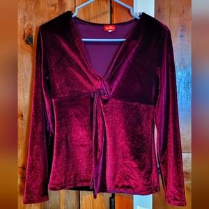 Velvet top